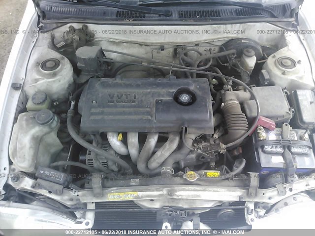 1NXBR12E3YZ416914 - 2000 TOYOTA COROLLA VE/CE/LE 白色 照片 10