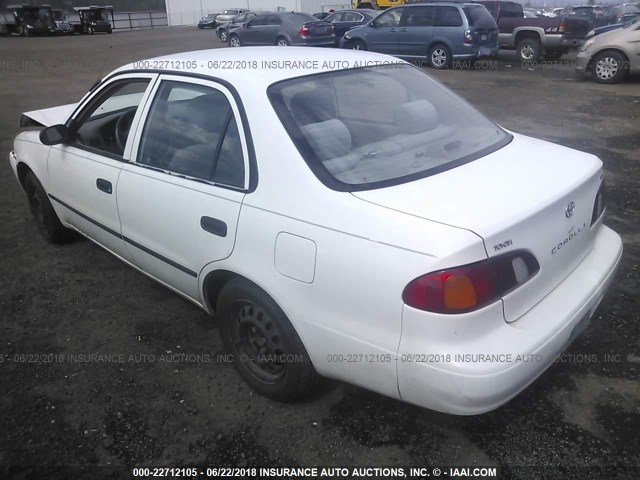 1NXBR12E3YZ416914 - 2000 TOYOTA COROLLA VE/CE/LE WHITE photo 3