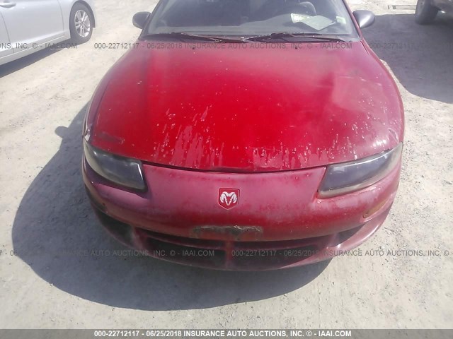 4B3AU52N8VE152732 - 1997 DODGE AVENGER ES RED photo 6