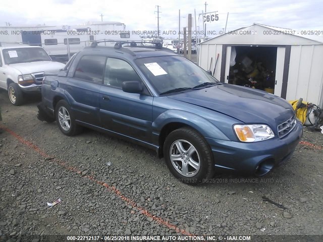 4S4BT62C767105995 - 2006 SUBARU BAJA SPORT BLUE photo 1