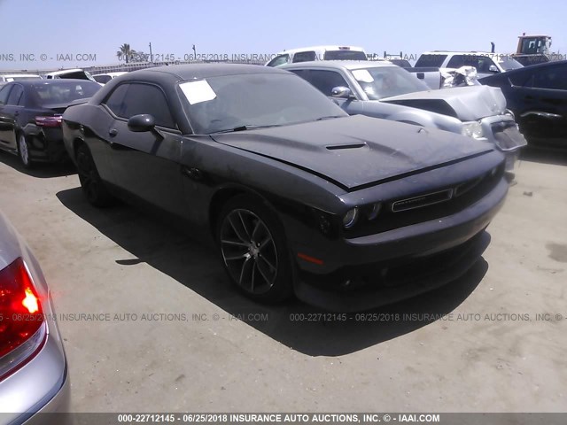 2C3CDZFJ0FH700308 - 2015 DODGE CHALLENGER R/T SCAT PACK BLACK photo 1