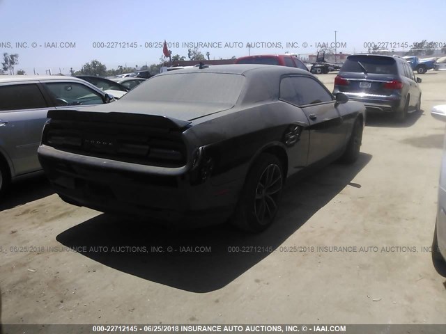 2C3CDZFJ0FH700308 - 2015 DODGE CHALLENGER R/T SCAT PACK BLACK photo 4