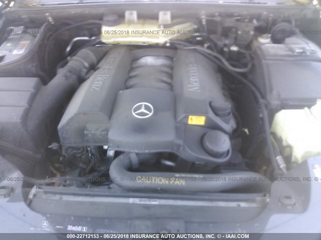 4JGAB75E14A461862 - 2004 MERCEDES-BENZ ML 500 BLUE photo 10