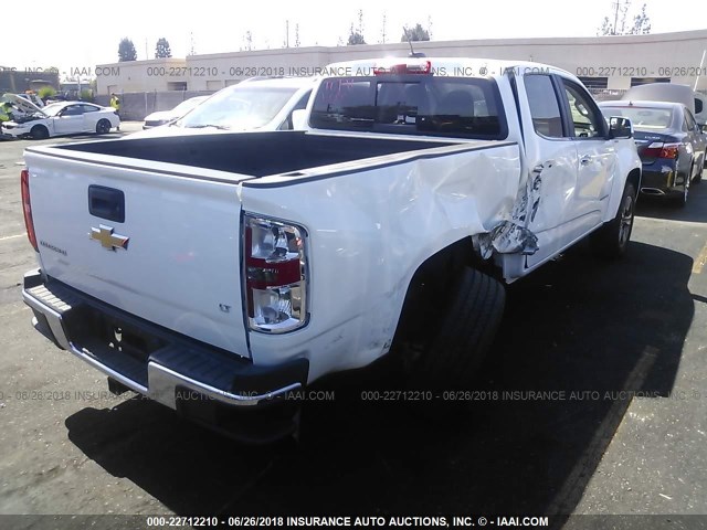 1GCPTCE10G1191187 - 2016 CHEVROLET COLORADO LT WHITE photo 4