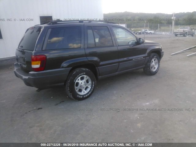 1J4G258S8XC531493 - 1999 JEEP GRAND CHEROKEE LAREDO BLACK photo 4