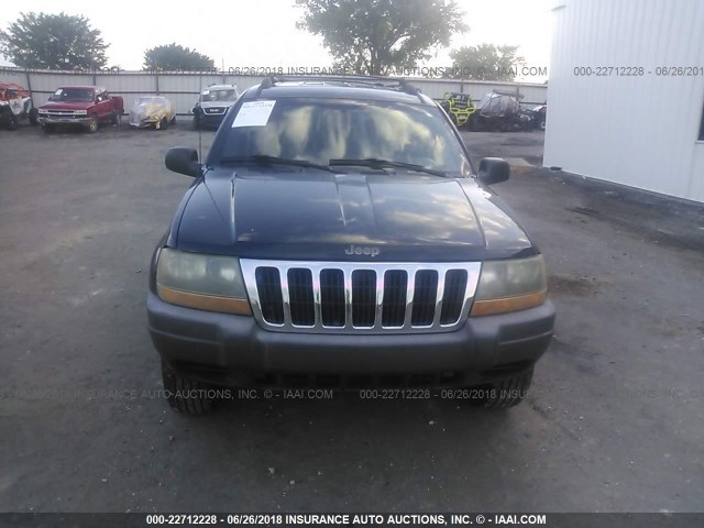 1J4G258S8XC531493 - 1999 JEEP GRAND CHEROKEE LAREDO BLACK photo 6