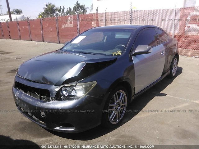 JTKDE177360105483 - 2006 TOYOTA SCION TC 灰色 照片 2