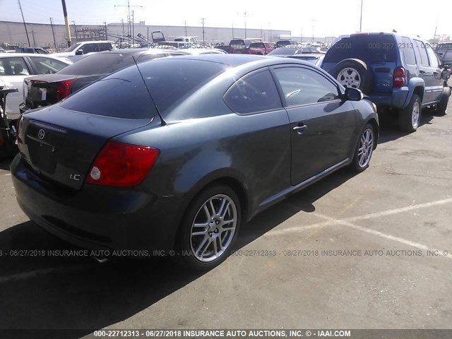 JTKDE177360105483 - 2006 TOYOTA SCION TC 灰色 照片 4