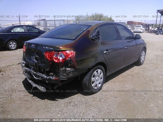 KMHDU46D99U604087 - 2009 HYUNDAI ELANTRA GLS/SE SILVER photo 4