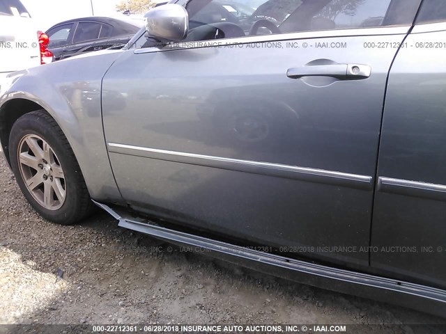 2C3KA53G66H240190 - 2006 CHRYSLER 300 TOURING GRAY photo 6