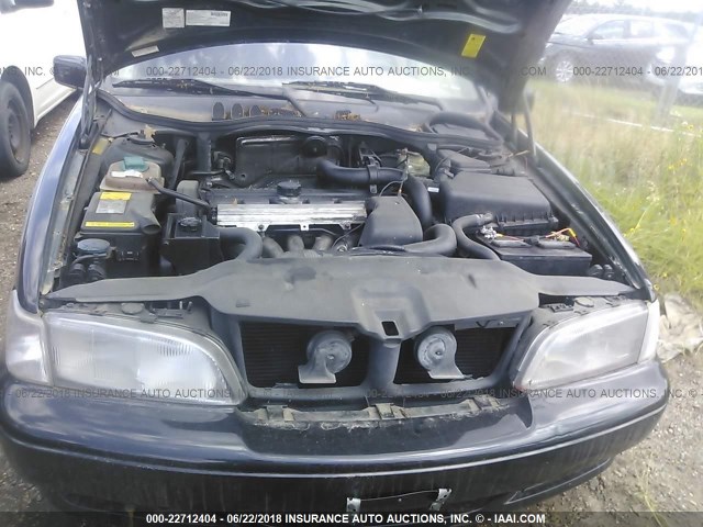 YV1LS5671W1533724 - 1998 VOLVO S70 GLT BLACK photo 10