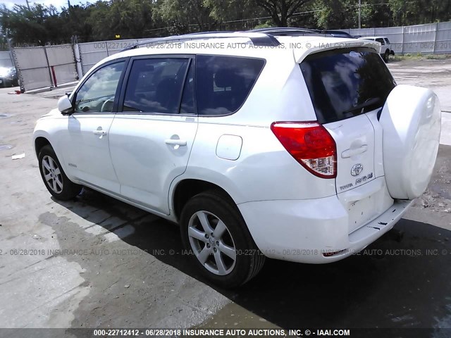 JTMZD34V885111235 - 2008 TOYOTA RAV4 LIMITED WHITE photo 3