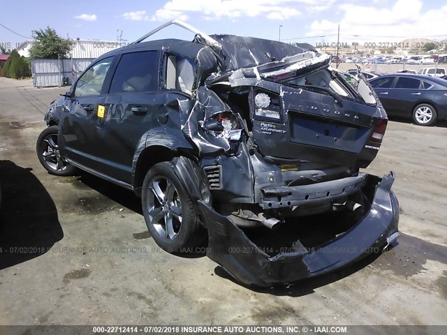 3C4PDDGG6HT579698 - 2017 DODGE JOURNEY CROSSROAD GRAY photo 3