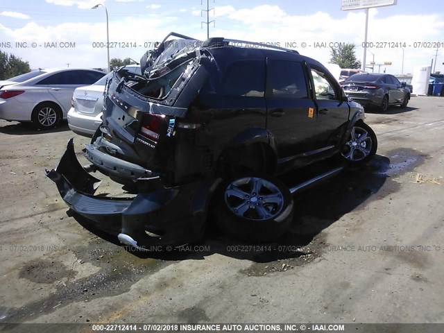 3C4PDDGG6HT579698 - 2017 DODGE JOURNEY CROSSROAD GRAY photo 4