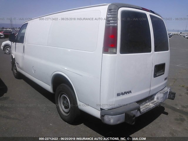 1GTFG25M2W1074262 - 1998 GMC SAVANA G2500 WHITE photo 3