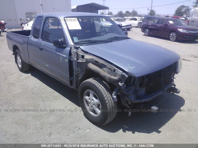 4TAVL52N8WZ076083 - 1998 TOYOTA TACOMA XTRACAB BLUE photo 1