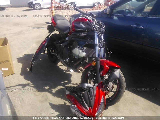 JKAEXEE19GDA23048 - 2016 KAWASAKI EX650 E RED photo 1