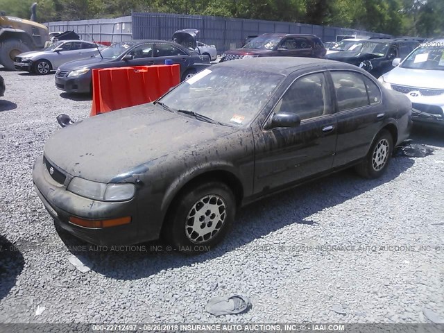 JN1CA21D8ST605430 - 1995 NISSAN MAXIMA GLE/GXE/SE GREEN photo 2