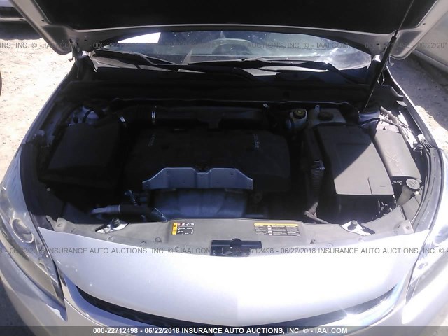 1G11H5SL1EF229124 - 2014 CHEVROLET MALIBU LTZ 银色 照片 10