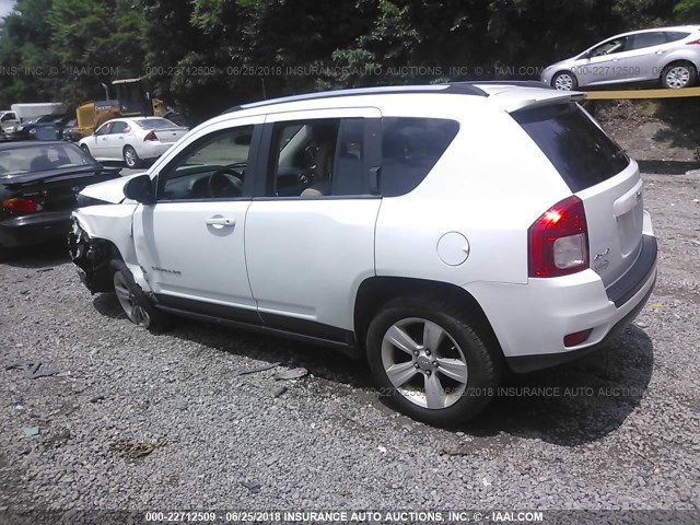 1J4NF1FB7BD158652 - 2011 JEEP COMPASS SPORT WHITE photo 3