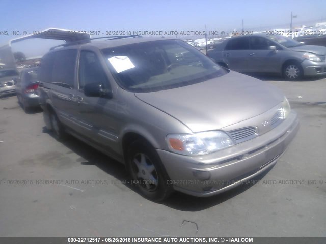 1GHDX23E81D274180 - 2001 OLDSMOBILE SILHOUETTE ECONOMY GOLD photo 1