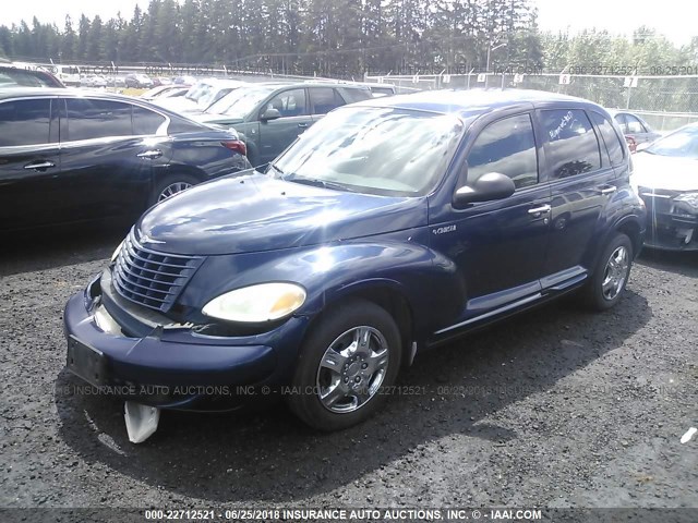 3C4FY58B05T628723 - 2005 CHRYSLER PT CRUISER TOURING BLUE photo 2