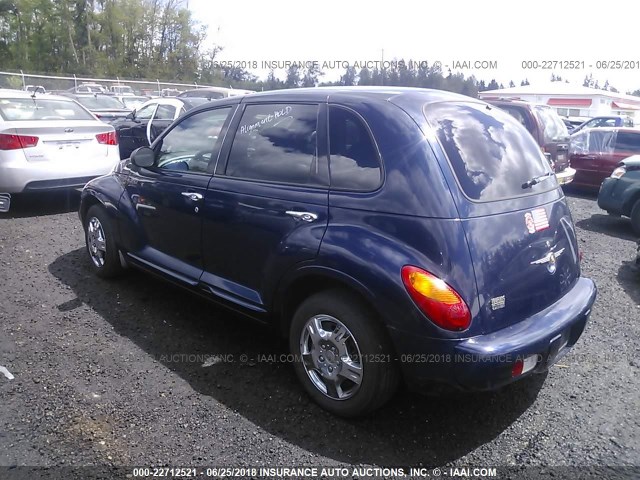 3C4FY58B05T628723 - 2005 CHRYSLER PT CRUISER TOURING BLUE photo 3