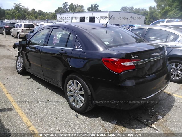 1C3BC1FB5BN625678 - 2011 CHRYSLER 200 TOURING BLACK photo 3