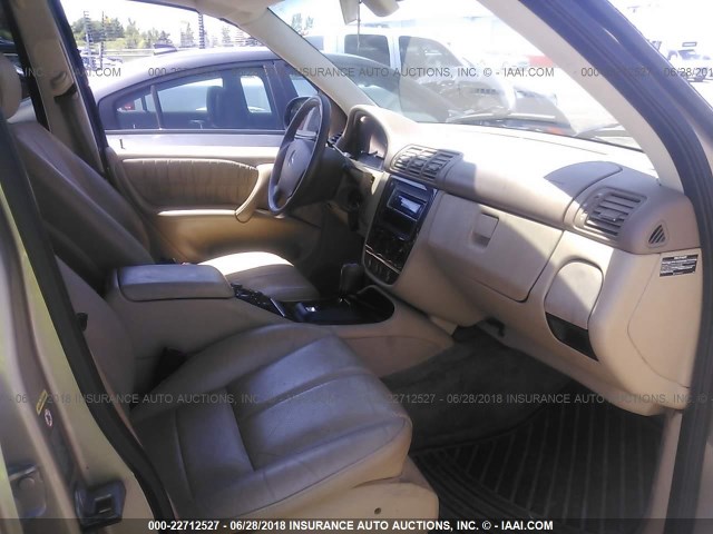 4JGAB54E31A269232 - 2001 MERCEDES-BENZ ML 320 Champagne photo 5