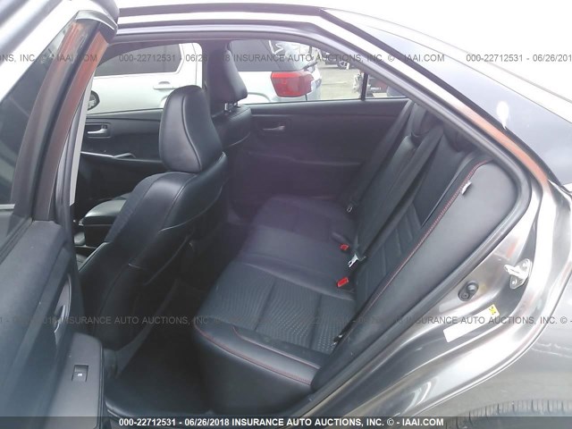 4T1BF1FK0FU047810 - 2015 TOYOTA CAMRY LE/XLE/SE/XSE GRAY photo 8