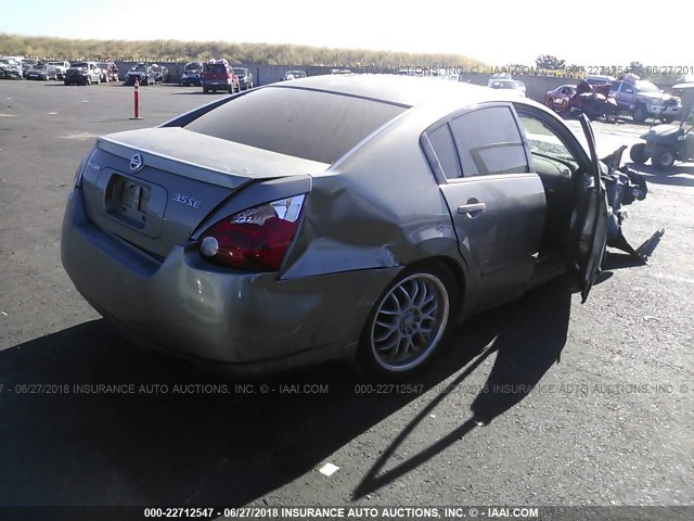 1N4BA41E75C828937 - 2005 NISSAN MAXIMA SE/SL GRAY photo 4