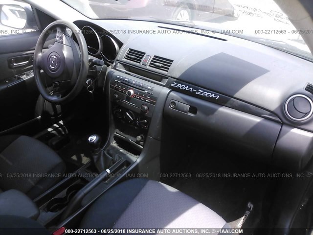 JM1BK12F661505800 - 2006 MAZDA 3 I BLACK photo 5