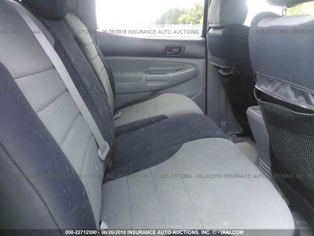 5TELU42N28Z549339 - 2008 TOYOTA TACOMA DOUBLE CAB ლურჯი ფოტო 8