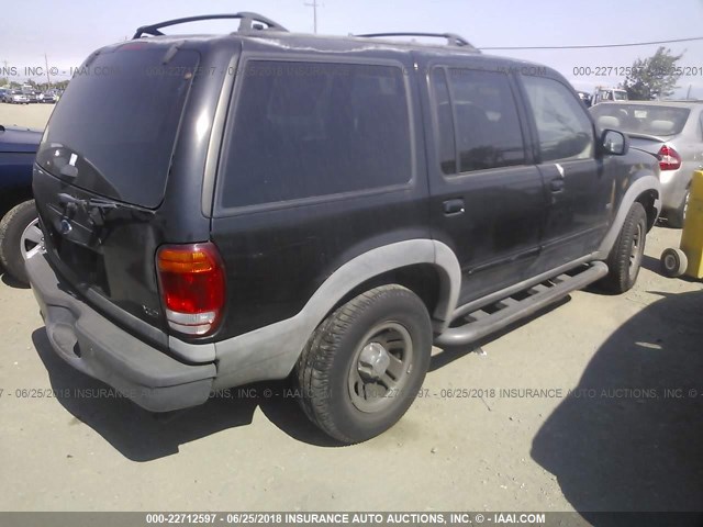 1FMDU62X1YZC09625 - 2000 FORD EXPLORER XLS BLACK photo 4