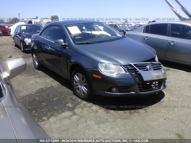 WVWBA71F38V011526 - 2008 VOLKSWAGEN EOS TURBO/KOMFORT GRAY photo 1