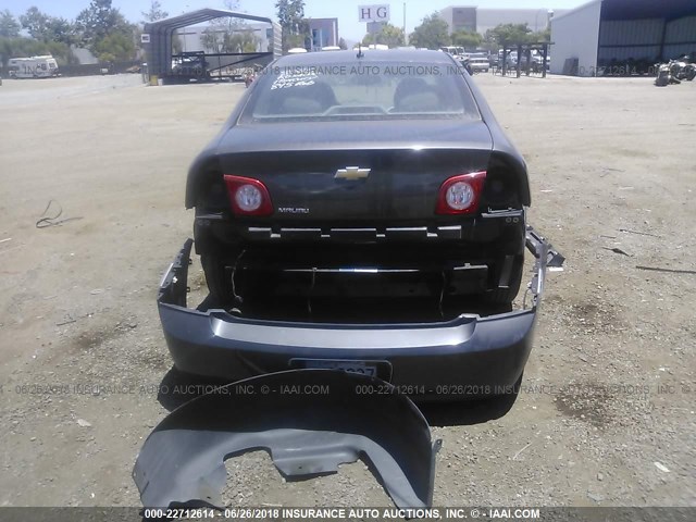 1G1ZA5EB5AF285300 - 2010 CHEVROLET MALIBU LS GRAY photo 6