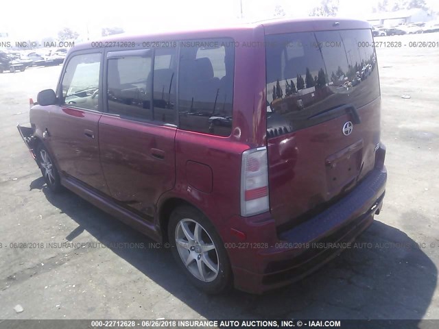 JTLKT324X64082729 - 2006 TOYOTA SCION XB BURGUNDY photo 3