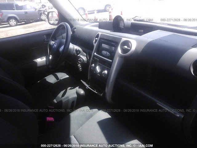 JTLKT324X64082729 - 2006 TOYOTA SCION XB ბურგუნდია ფოტო 5