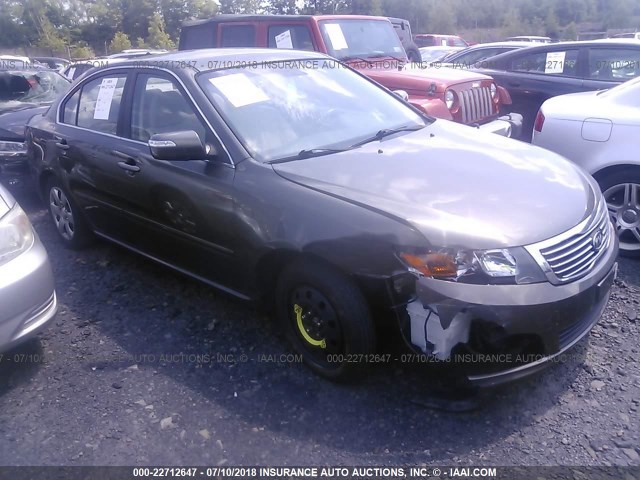 KNAGE228395319436 - 2009 KIA OPTIMA LX/EX GRAY photo 1