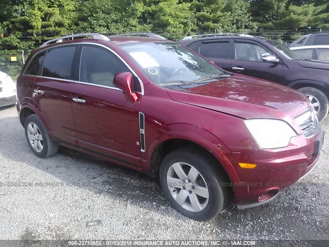 3GSCL537X8S613603 - 2008 SATURN VUE XR MAROON photo 1