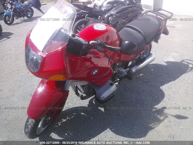 WB10416A3XZC60425 - 1999 BMW R1100 RS RED photo 2