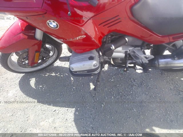 WB10416A3XZC60425 - 1999 BMW R1100 RS RED photo 8