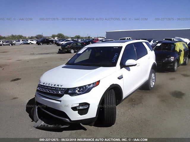 SALCR2BG5HH671887 - 2017 LAND ROVER DISCOVERY SPORT HSE WHITE photo 2