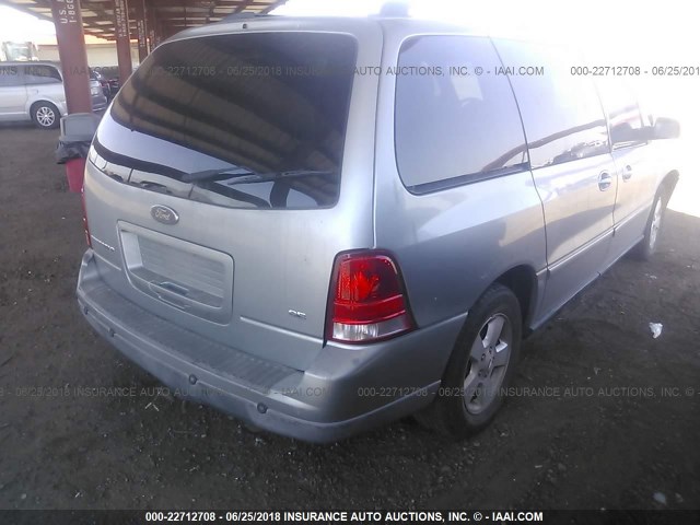 2FMDA51677BA14657 - 2007 FORD FREESTAR SE SILVER photo 4