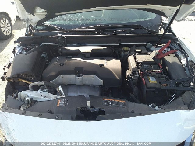 1G11C5SL3EF190485 - 2014 CHEVROLET MALIBU 1LT WHITE photo 10