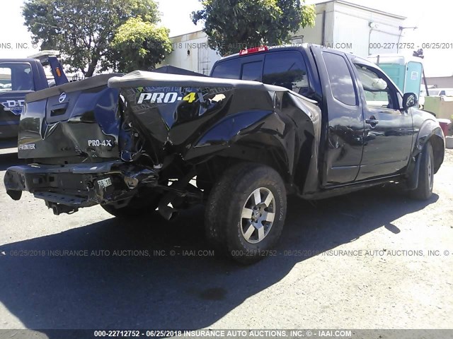 1N6AD0CW4DN734283 - 2013 NISSAN FRONTIER SV/PRO-4X BLACK photo 4