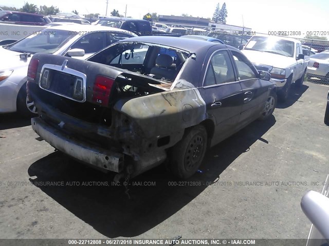 1LNHM87A0YY885202 - 2000 LINCOLN LS 黑色 照片 4