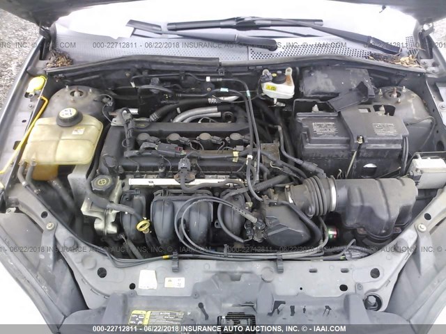 1FAHP31N57W324830 - 2007 FORD FOCUS ZX3/S/SE/SES GRAY photo 10