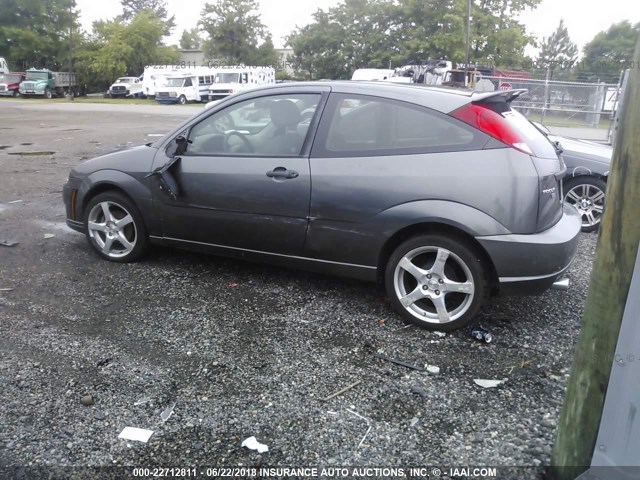 1FAHP31N57W324830 - 2007 FORD FOCUS ZX3/S/SE/SES GRAY photo 3