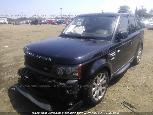 SALSK2D42BA261423 - 2011 LAND ROVER RANGE ROVER SPORT LUX BLACK photo 2